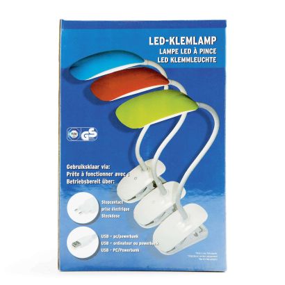 Lampe LED de bureau à pince