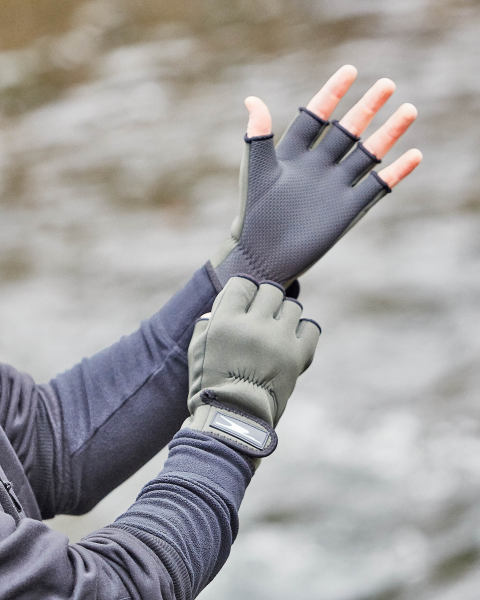 Anglers Neoprene Gloves 1/2 Fingers