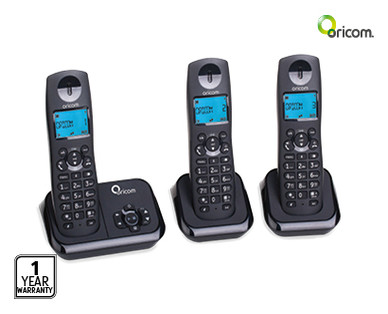 ORICOM DECT CORDLESS PHONE WITH ANSWERING MACHINE
