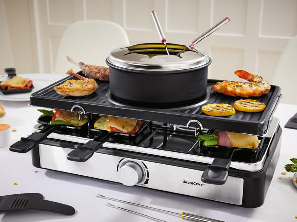Fondue-Raclettegrill-Kombination