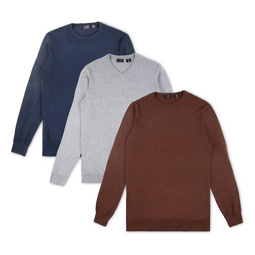 UP 2 FASHION MEN Herren-Feinstrickpullover