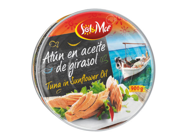 Atún en aceite de girasol