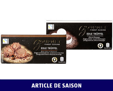 GOURMET 
 TRUFFES AU CHOCOLAT