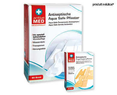 Pansements antiseptiques ACTIVE MED