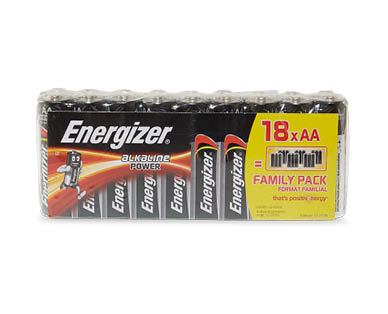 Energizer AA Batteries 18pk or AAA Batteries 16pk