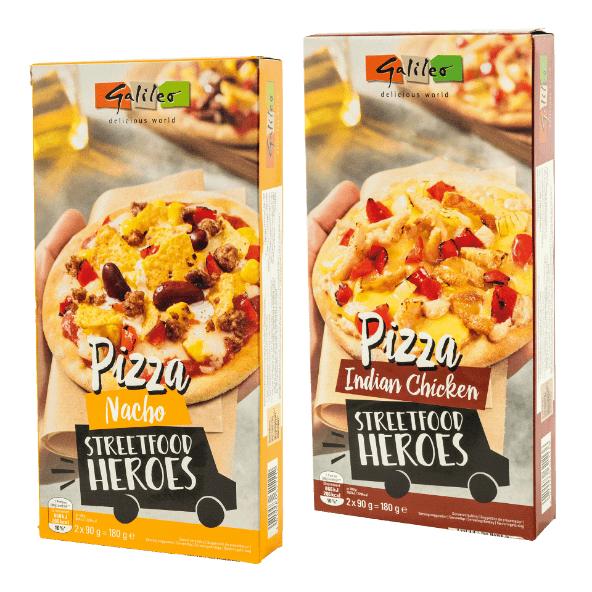 Streetfood pizza, 2 st.