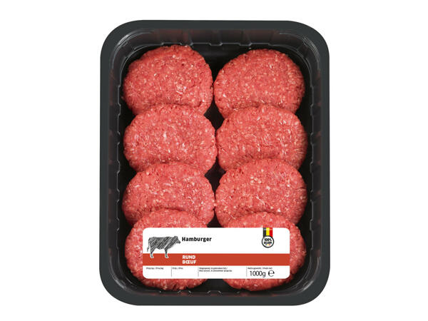 Hamburgers de boeuf juteux