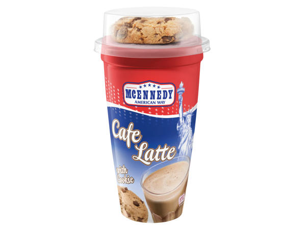 MCENNEDY Cafe Latte und Cookie