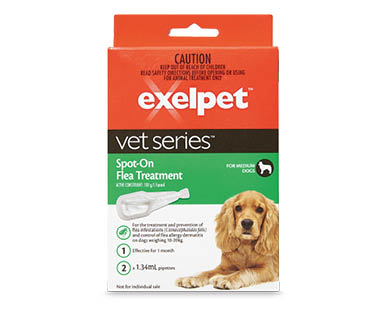 Exelpet Vet Series Spot-on Flea Treatment