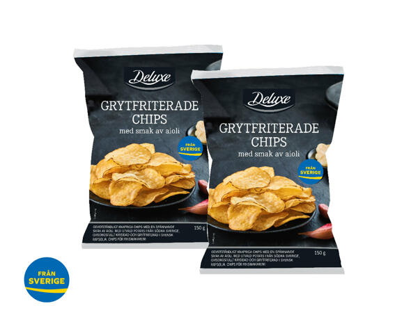 Grytfriterade chips