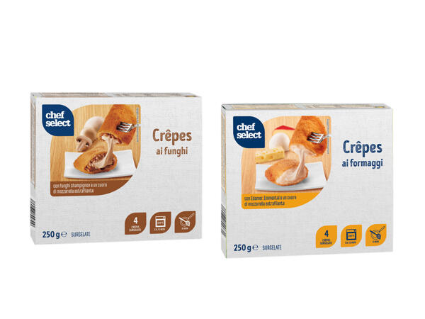 Frozen Crêpes Mushrooms or Cheese