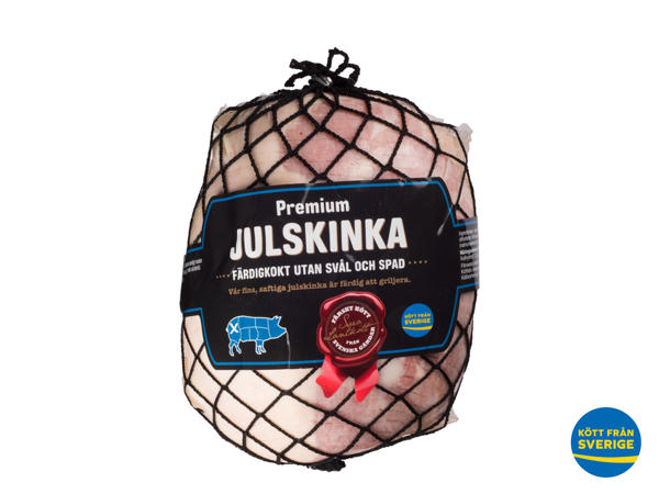 Färdigkokt julskinka premium