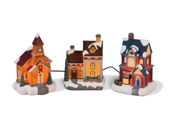 Livarno Home LED Light-Up Christmas Village Scene