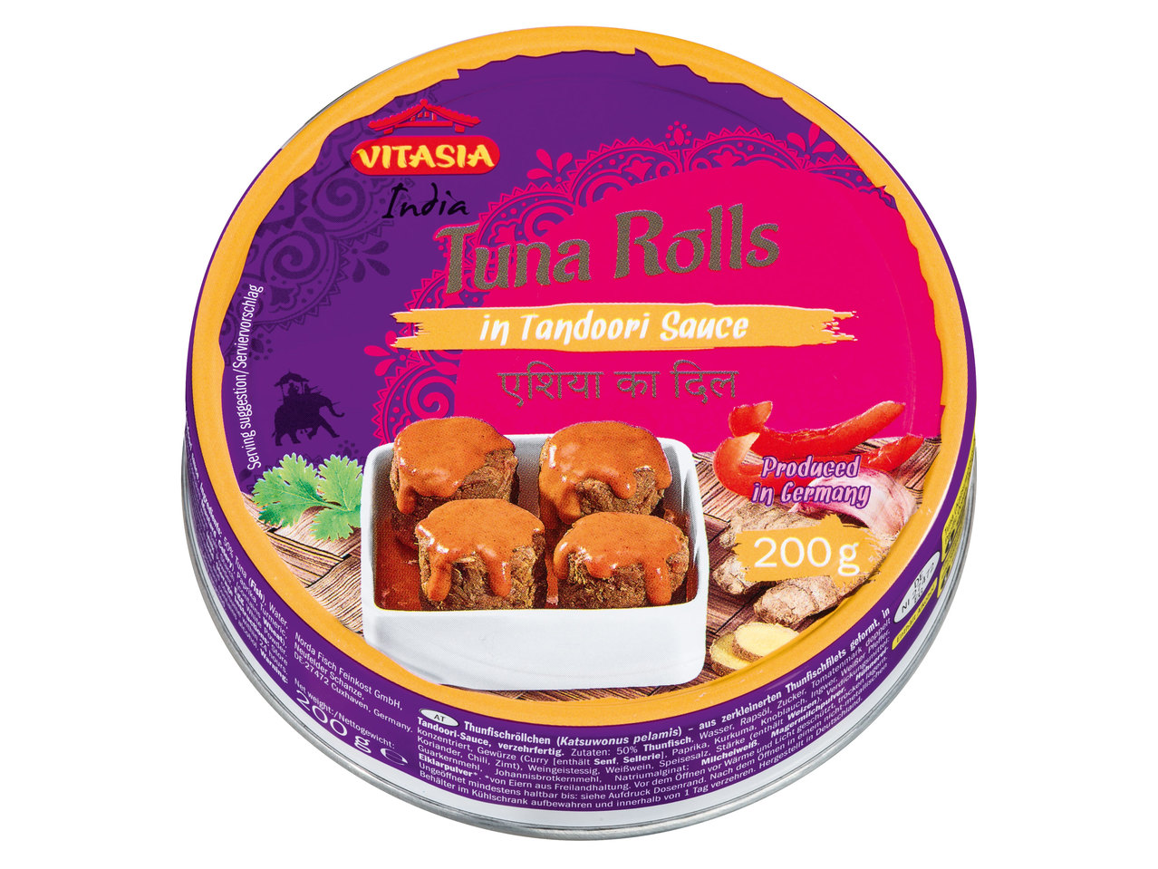 VITASIA Thunfischröllchen in Tandoori Sauce