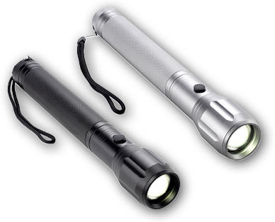 LIGHTWAY Torcia tascabile in alluminio "Heavy Duty" da 5 W
