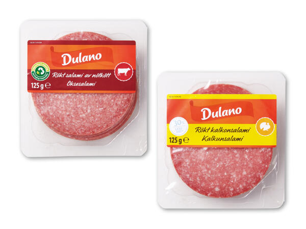 Okse- eller fjerkræsalami