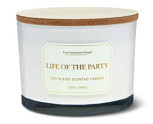 Huntington Home Wood Lid Candle