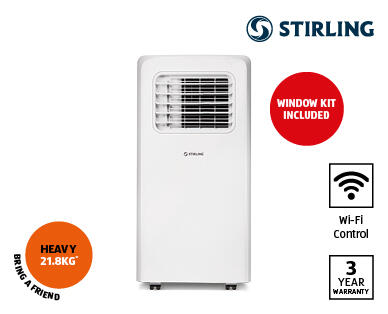 1.9kW Portable Air Conditioner with Wi Fi