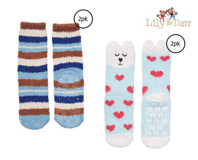 Children's Bed Socks 2pk
