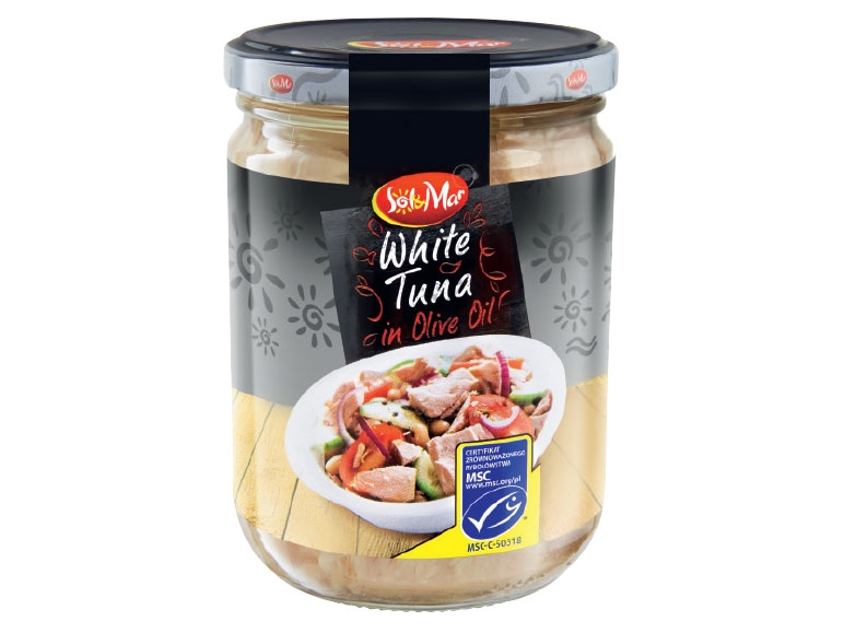 Weißer Thunfisch in Olivenöl
