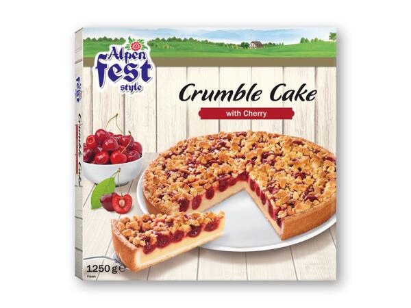 ALPENFEST Crumblekage eller cheesecake