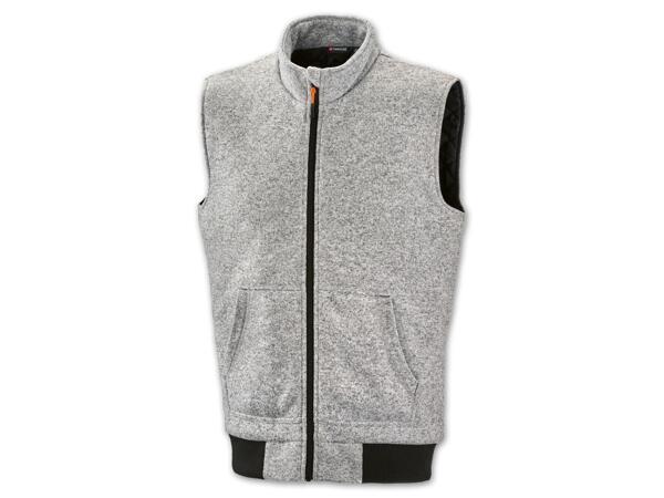 Herren Strickfleece-Weste