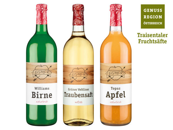 Traubensaft/Birnennektar oder Apfelsaft