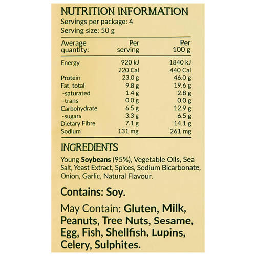 Nature's Protein Roasted Edamame 200g