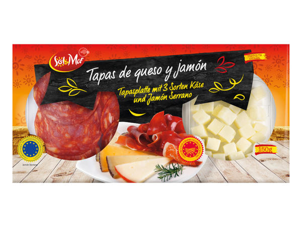 SOL&MAR Tapas de queso y jamón