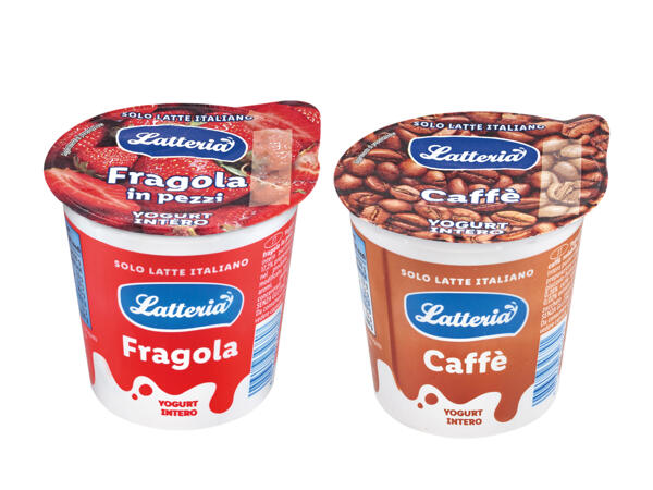 Whole Milk Yogurt Coffee or Strawberry