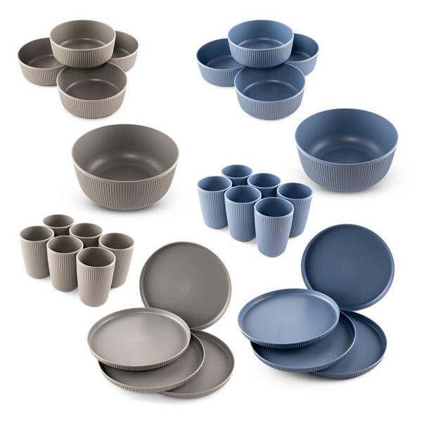 CROFTON Set di stoviglie in plastica