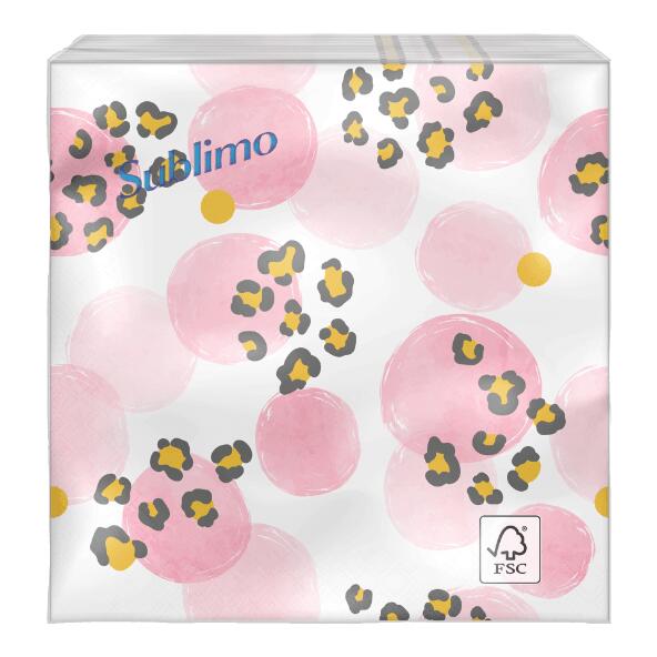 SUBLIMO(R) 				Serviettes de fête, 25 ou 40 pcs
