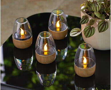 Solar Tealight Candle 4pk