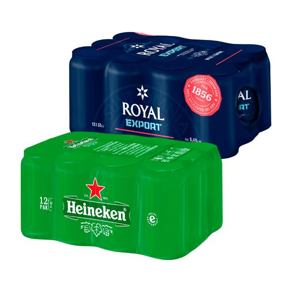 Royal Export eller Heineken