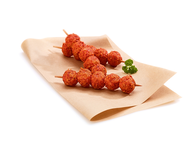 Brochette de miniboulettes