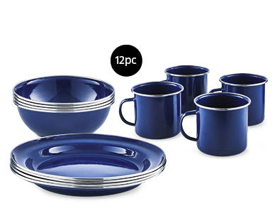 Camping Enamelware 12pc