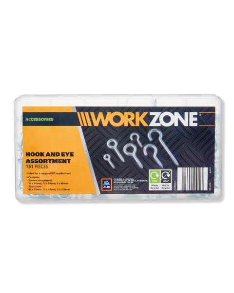 Hook and Eye Assortment 151 Piece