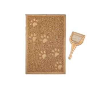 Heart to Tail Litter Mat and Litter Scoop