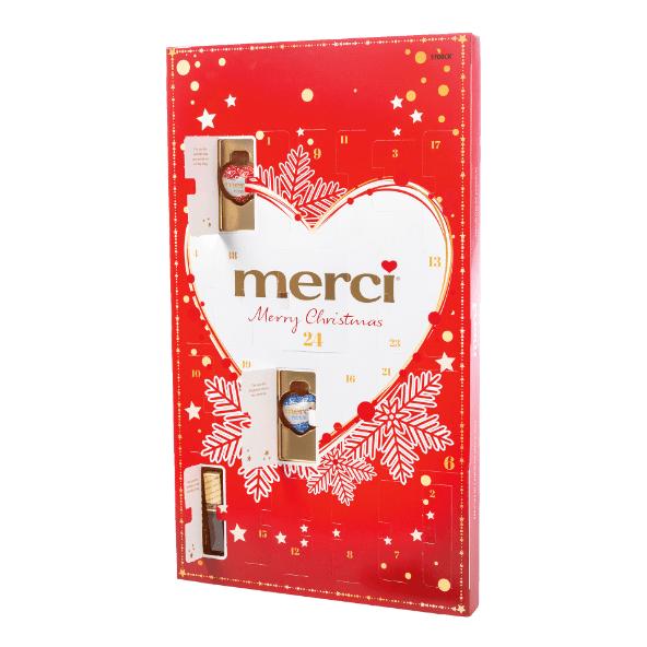 Adventskalender mit Schokolade