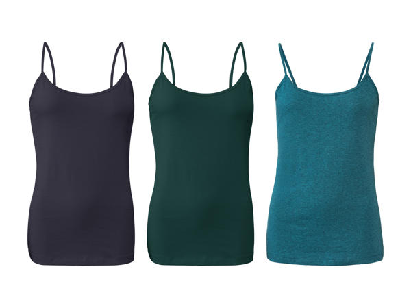 ESMARA LINGERIE(R) Spaghettitop 3-pak