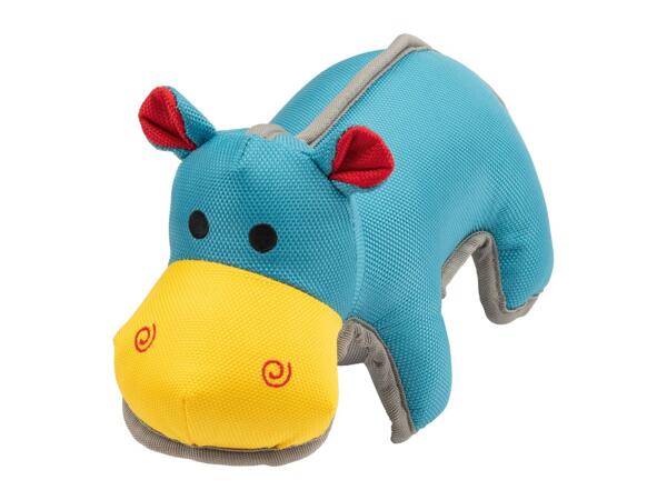 Zoofari Hippo Dog Toy