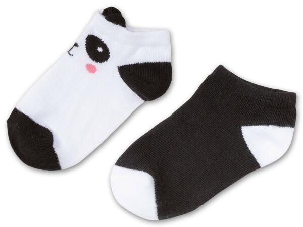 Kinder Sneakersocken, 2 Paar