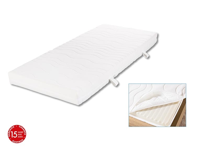 Matelas en mousse 7 zones ***Cet article est disponible uniquement en Suisse romande et au Tessin.***