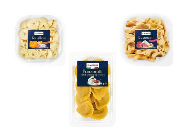 Pâtes aux œufs fraîches farcies