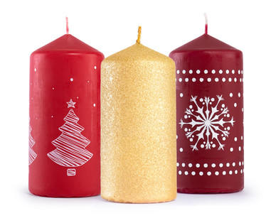 Weihnachtliches Kerzensortiment
