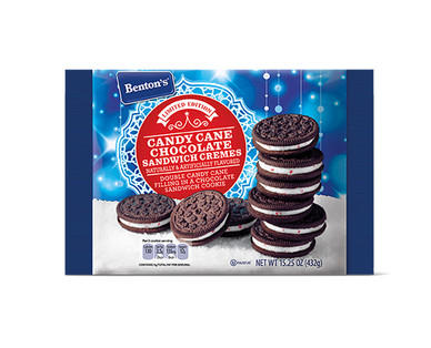 Benton's Candy Cane Sandwich Creme Cookies