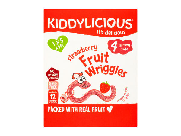 Kiddylicious Strawberry Fruit Wriggles
