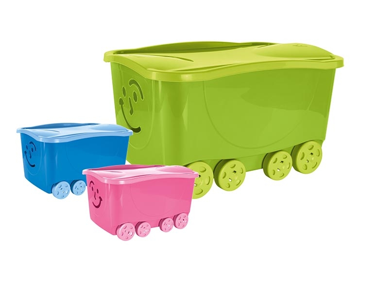 Boîte de rangement à roulettes