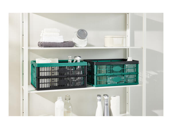 Livarno Home 32L Recycled Plastic Collapsible Crate