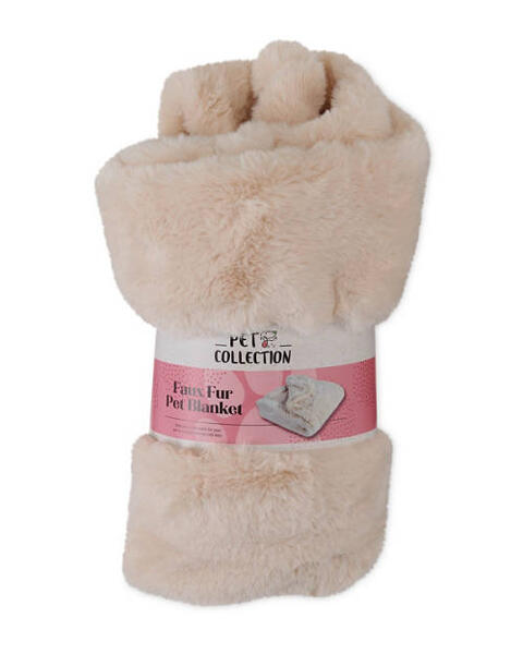 Faux Fur Pet Blanket